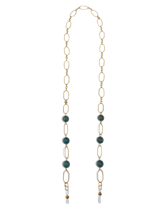 Classic Link Chain with Indian Agate