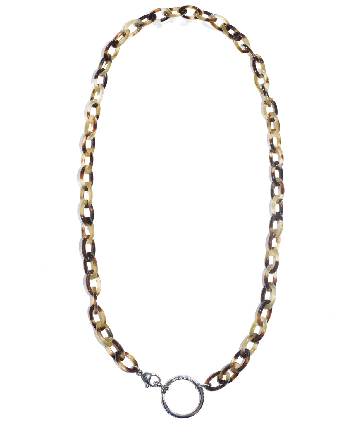 The O Acetate Glasses Necklace| Bio Light Tortoiseshell / Tokyo
