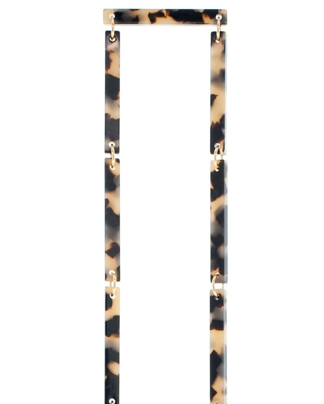 Spaghetti | Bio-Acetate Light Tortoiseshell | Glasses Chain