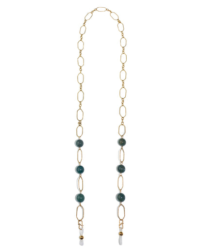 Classic Link Chain with Indian Agate