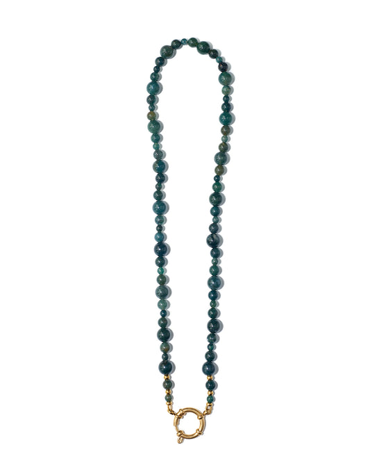 The O Necklace | Indian Agate Mixed Ball Ball  | Glasses Holder