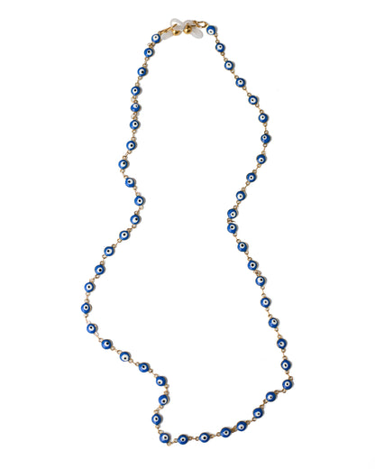 Blue Nazar Evil Eye Glasses Chain
