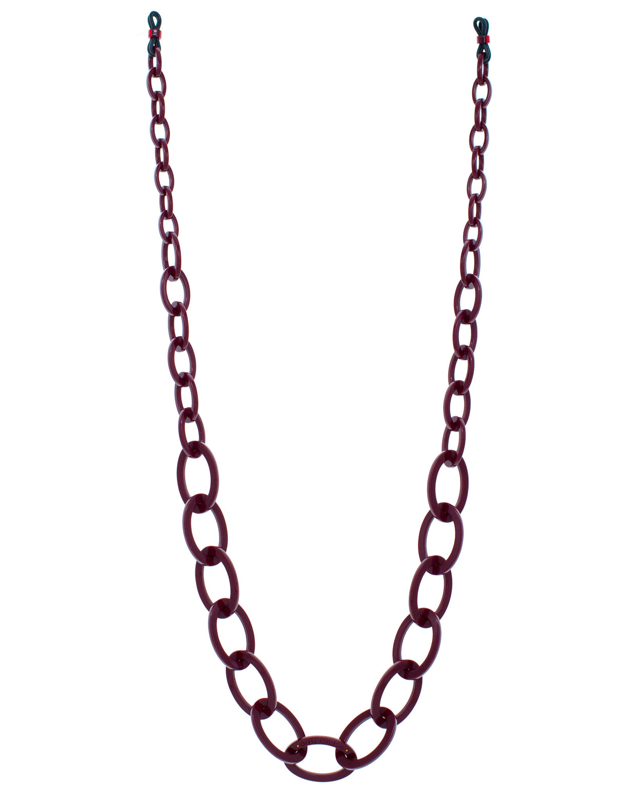 Smiley Chain | Burgundy Red | Glasses Chain | RASSIN SHEN