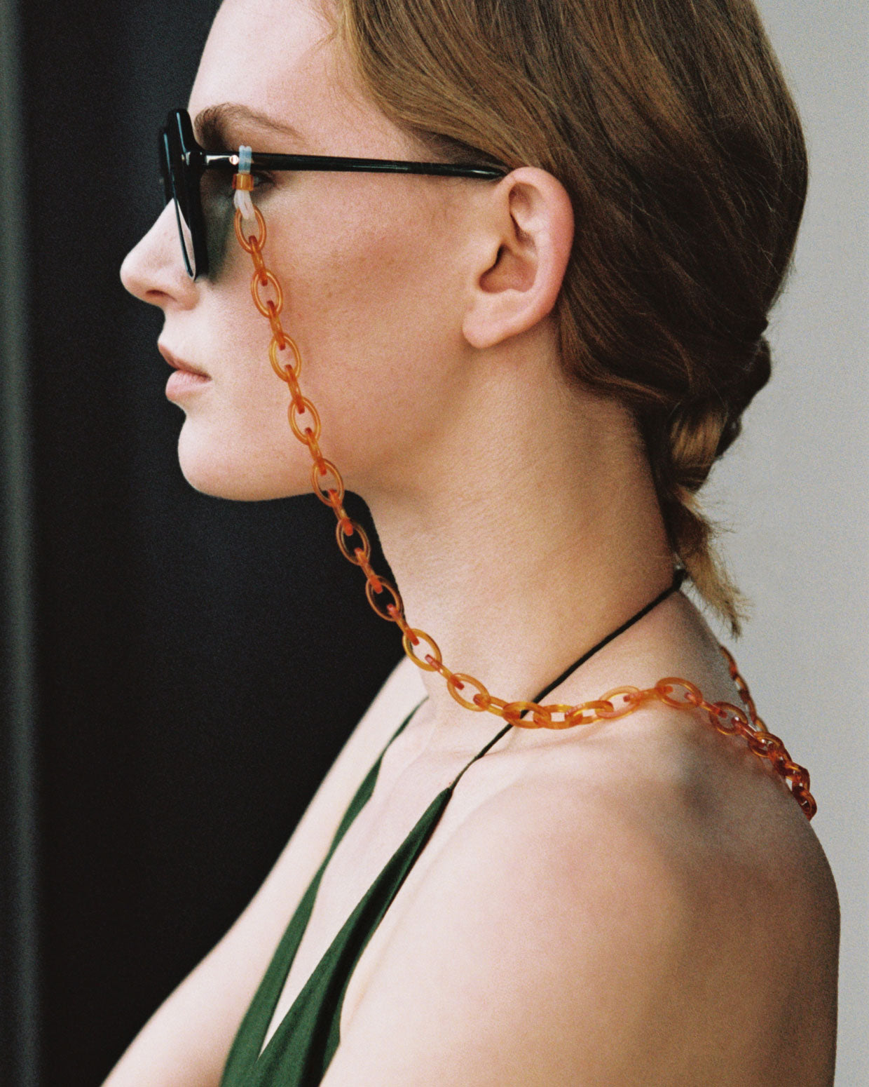 Smiley Mini | Apricot Orange | Glasses Chain | orris london