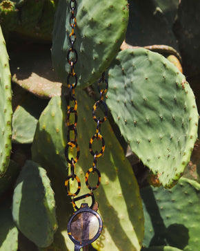 Original D Necklace | Tortoiseshell | Glasses Necklace